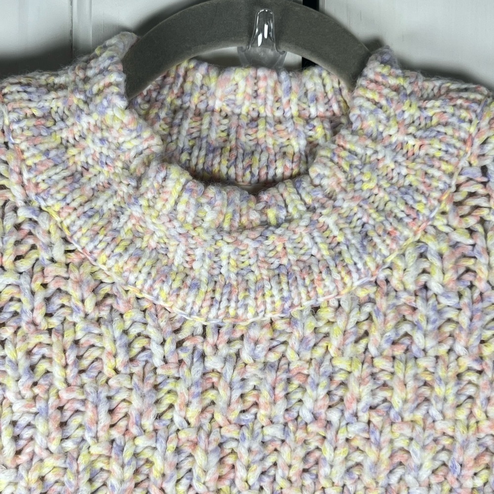 Universal Thread Excellent Condition Chunky Knit Pastel Multicolor Cozy Sz M - Picture 3 of 7